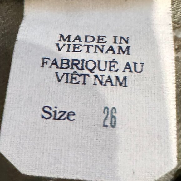 RRL Women's Green Herringbone Utility Pant (sz 26) - Picture 5 of 5